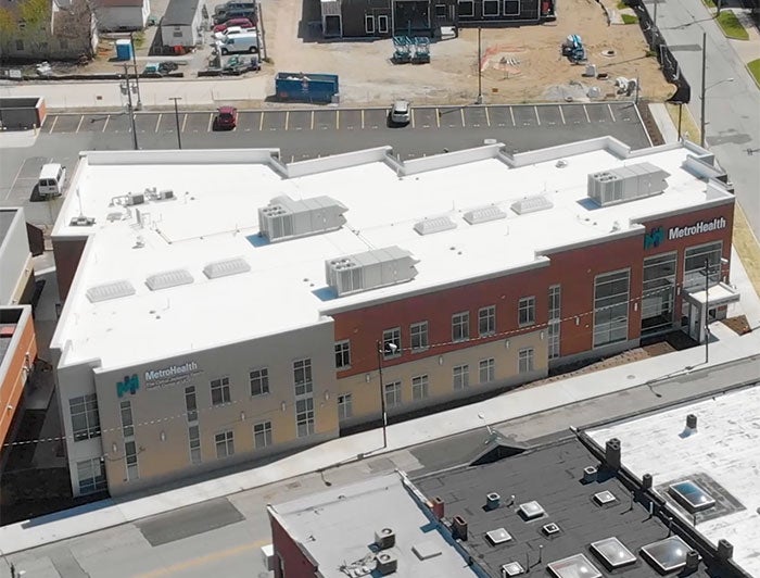 The MetroHealth System new health center built in Cleveland’s near West Side neighborhood. 